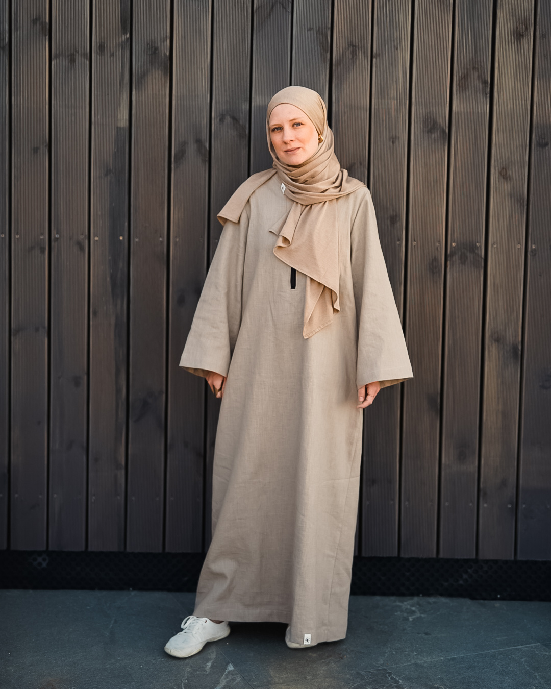 Een linnen abaya? Of een polyester hoofddoek?
