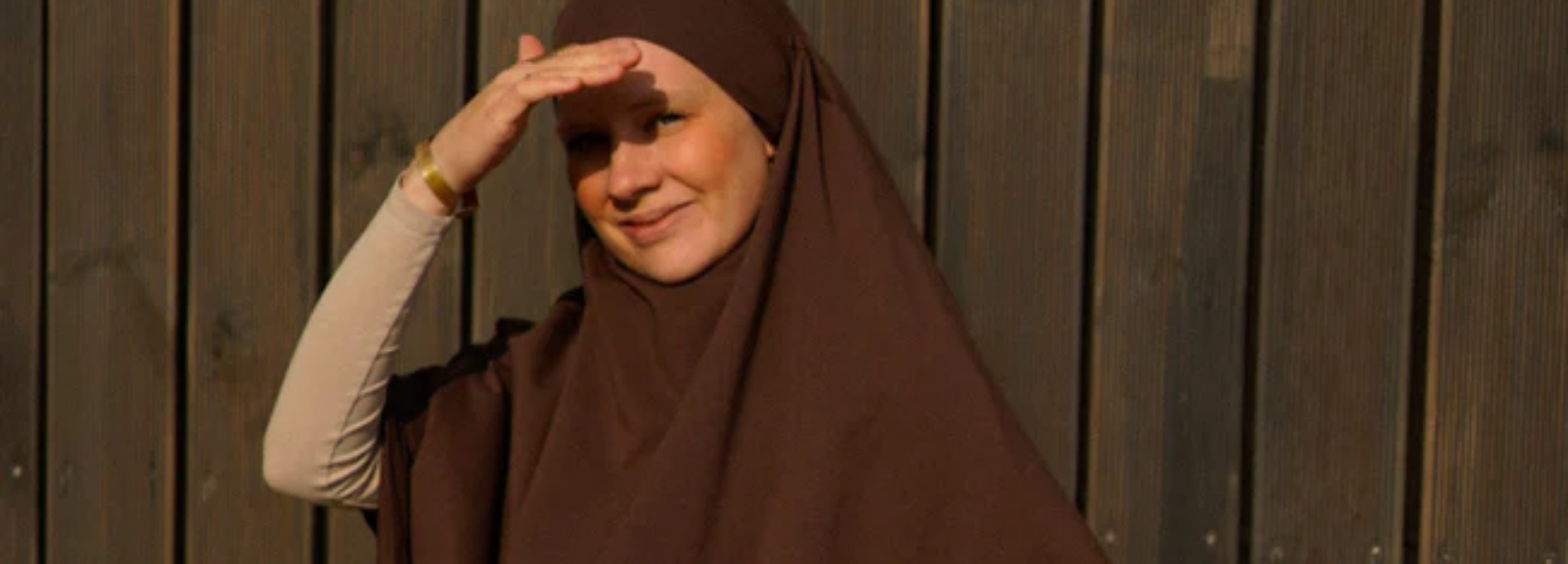 Khimars gemaakt van biologisch katoenen jersey