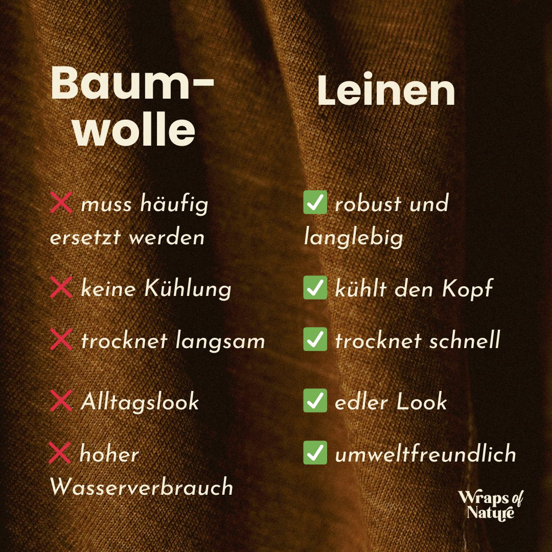 Jersey Hijab "Leena" - 100% linnen - Lava Mokka