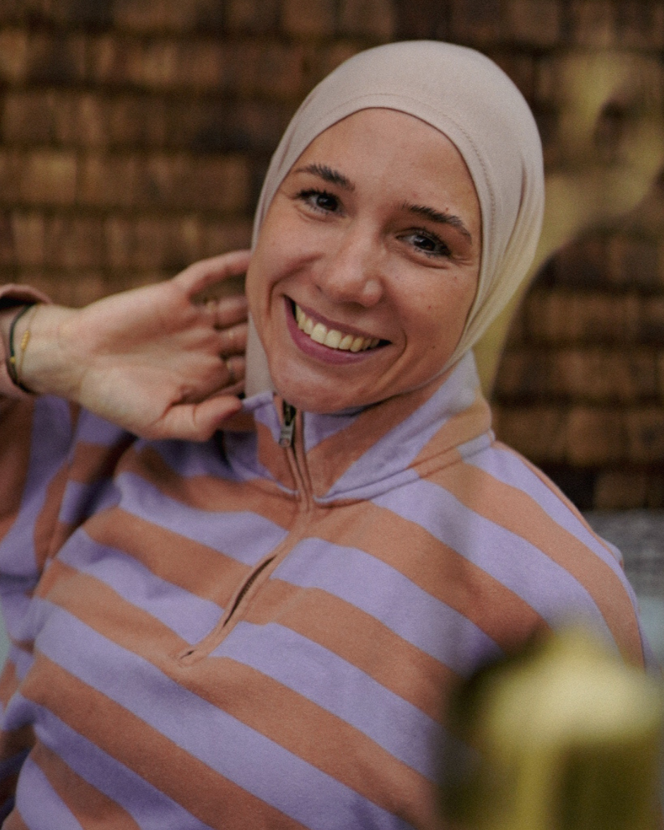 Bivakmuts - Sport- en vrijetijdskap, gemaakt van biologisch katoen - Licht taupe