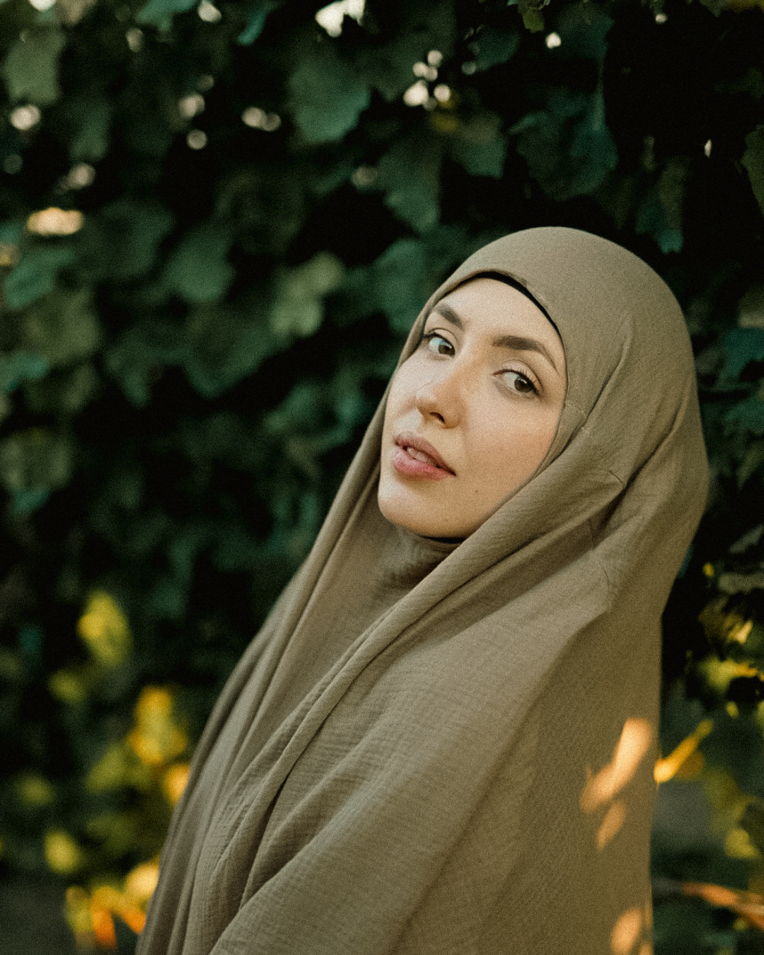 Khimars gemaakt van biologisch katoen