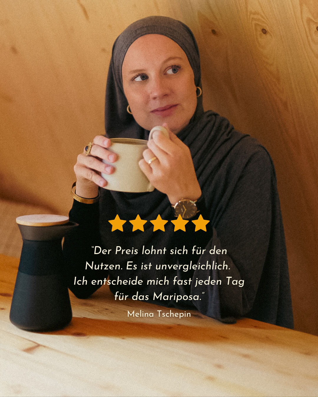 "Mariposa XXL van zijde en biologisch katoen (grijs gemêleerd)