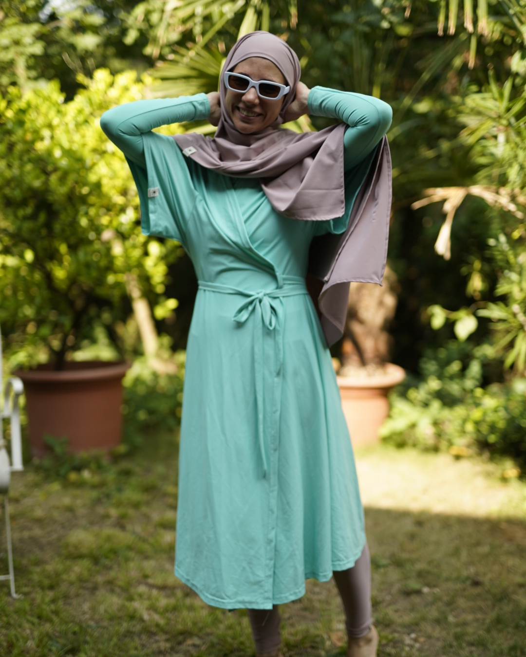 UV/Zwem Kimono - Gewaad - "Alora".