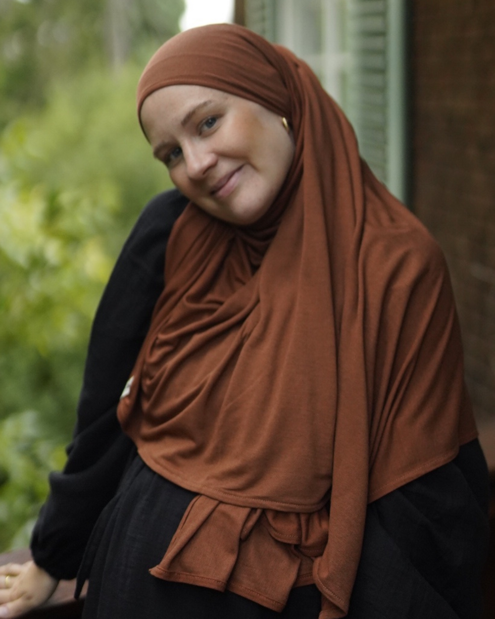 Biologische hijab "Aurela" gemaakt van luxe micromodal en kasjmier