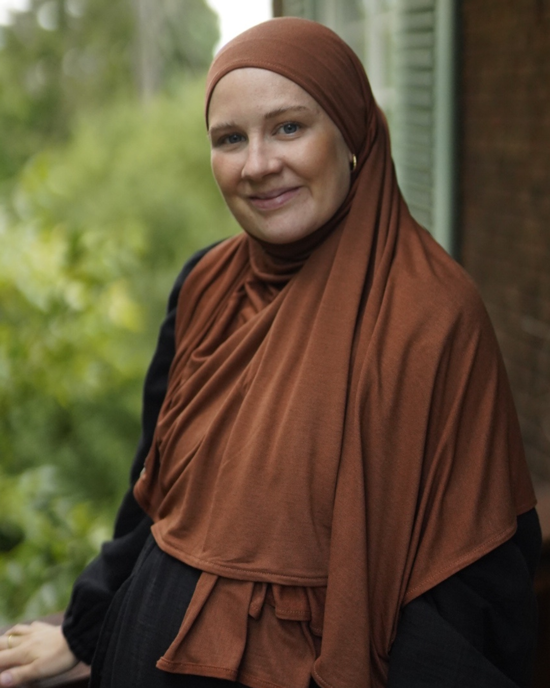 Biologische hijab "Aurela" gemaakt van luxe micromodal en kasjmier