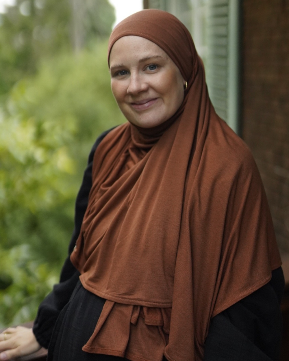 Biologische hijab "Aurela" gemaakt van luxe micromodal en kasjmier