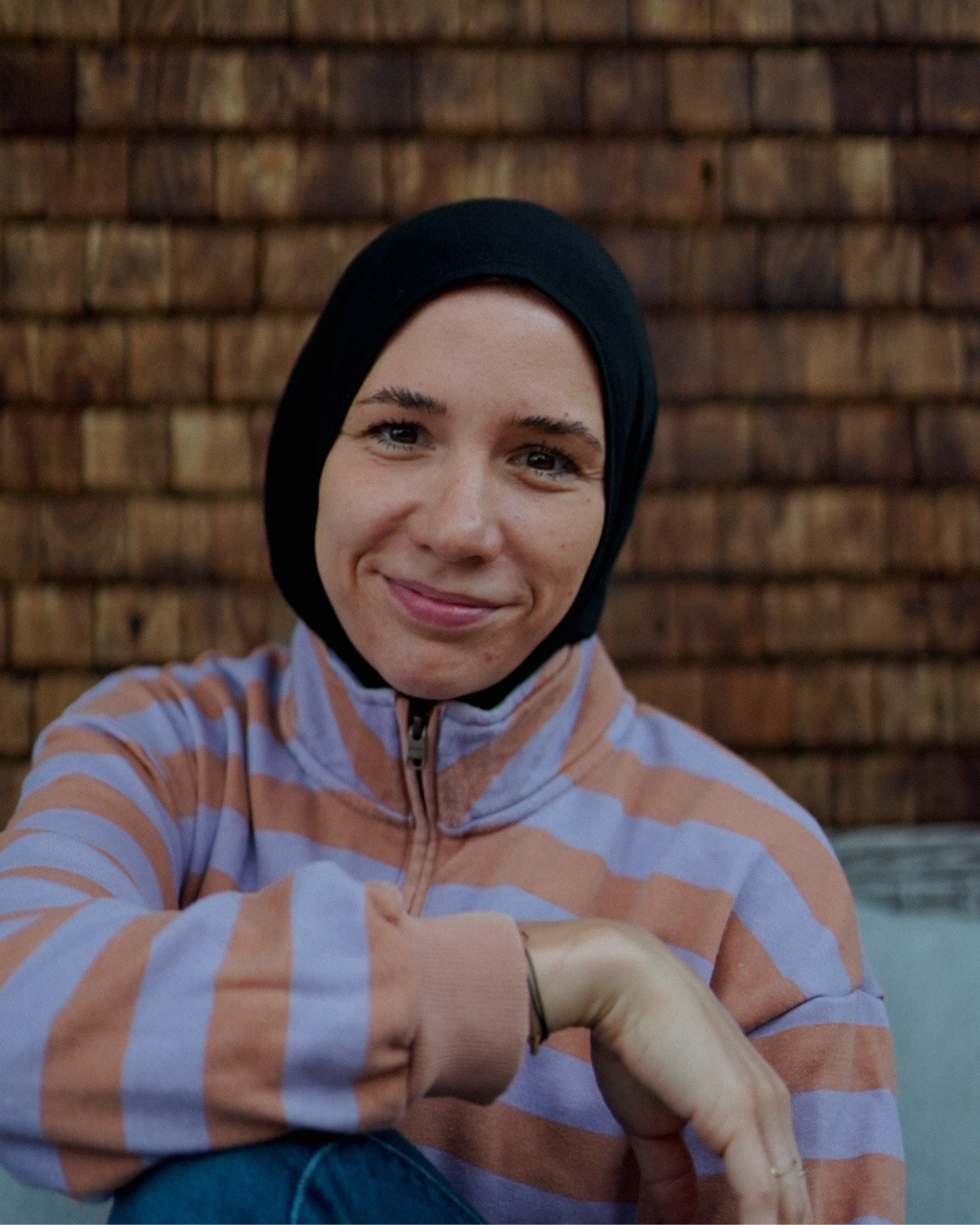 Bivakmuts - Sport- en vrijetijdskap, gemaakt van biologisch katoen - Zwart