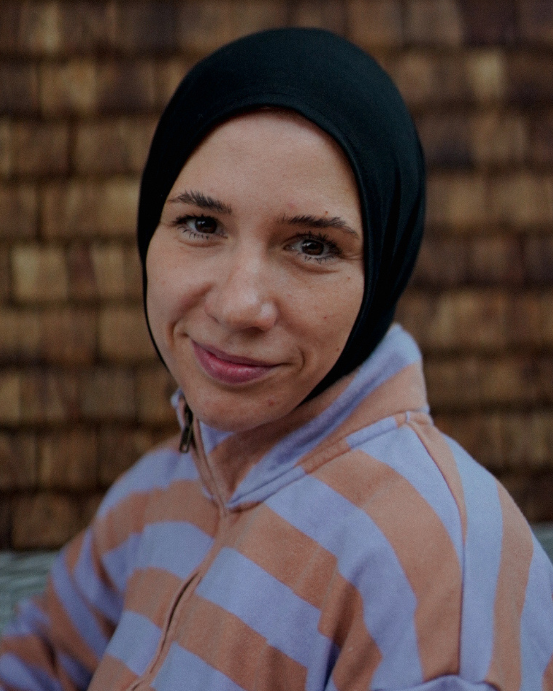 Bivakmuts - Sport- en vrijetijdskap, gemaakt van biologisch katoen - Zwart