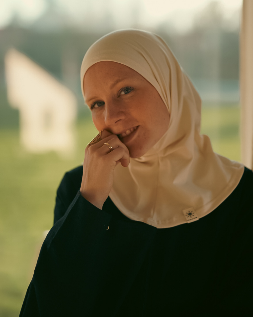 Balaclava - Sport & Vrijetijdshijab, gemaakt van biologisch katoen - Natuurlijk