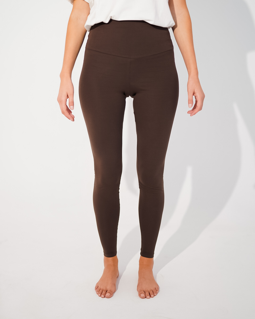 Legging biologisch katoen "Yuna" (Chocolade)