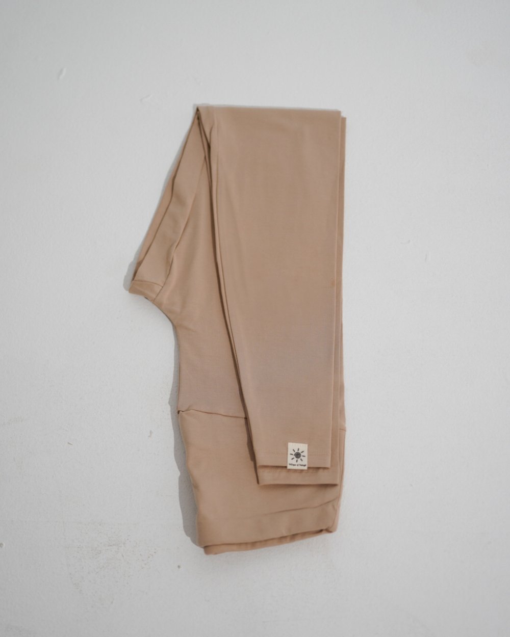 Legging van biologisch katoen "Yuna" (Light Taupe)