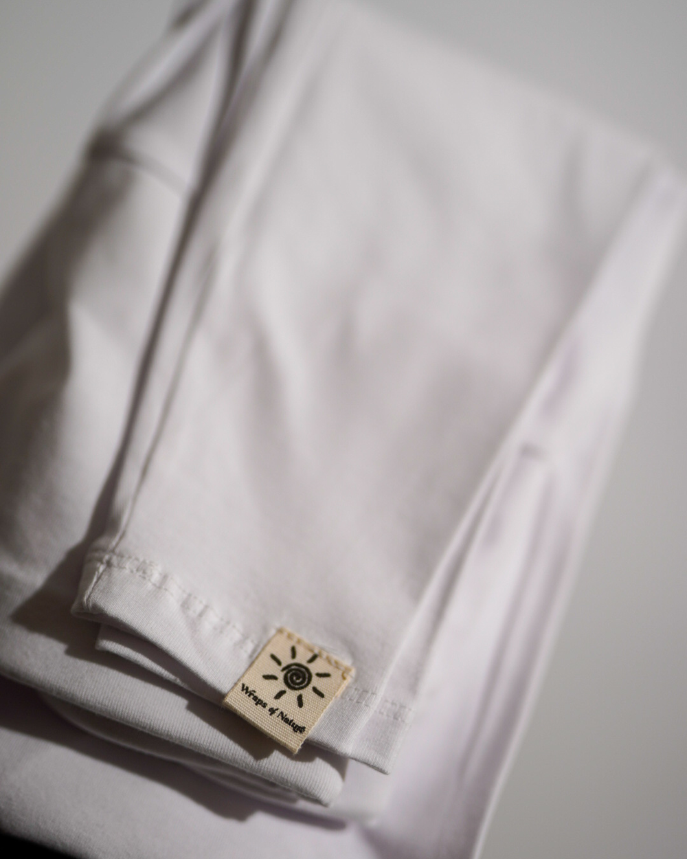 Legging van biologisch katoen "Yuna" (Wit)