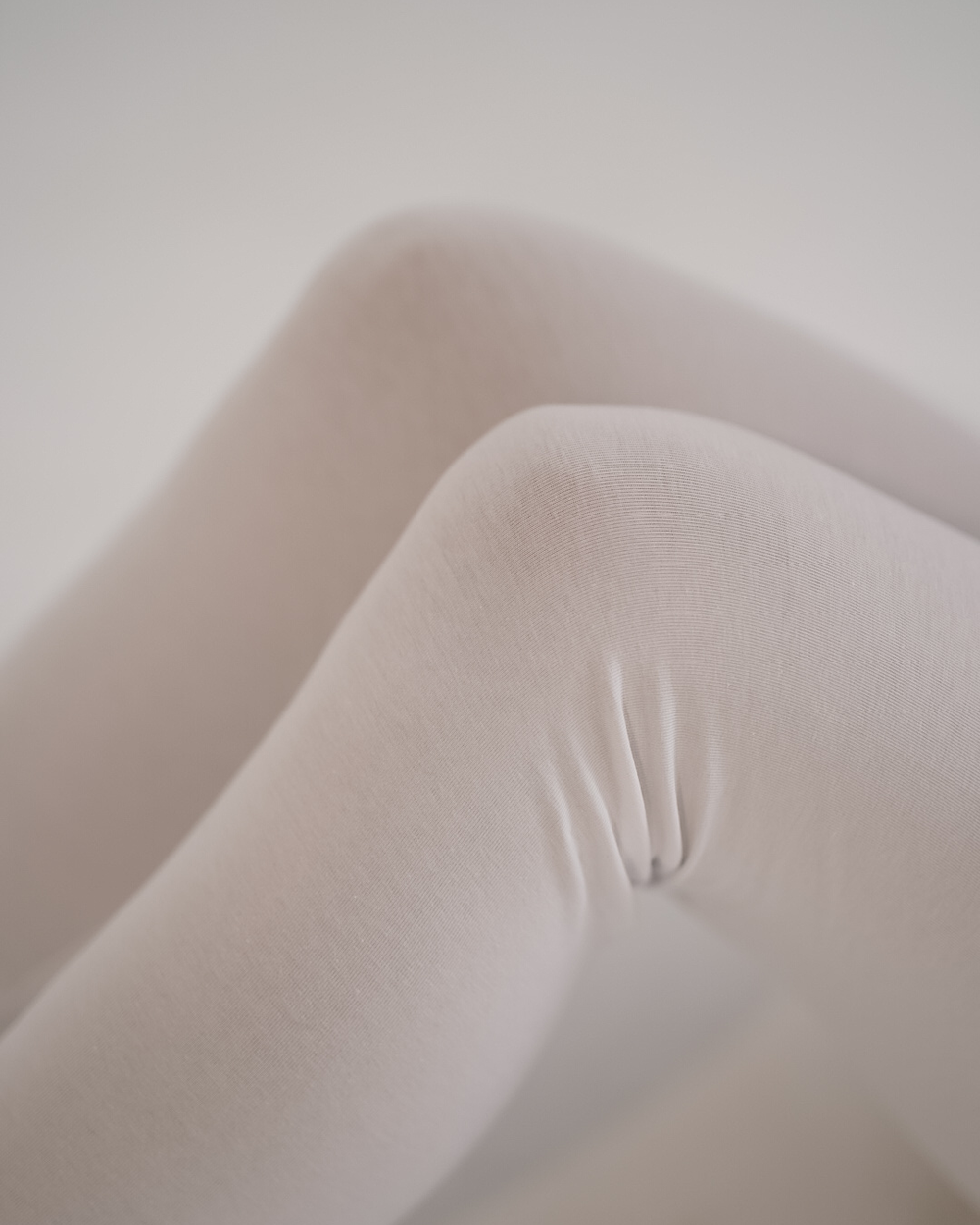 Legging van biologisch katoen "Yuna" (Wit)