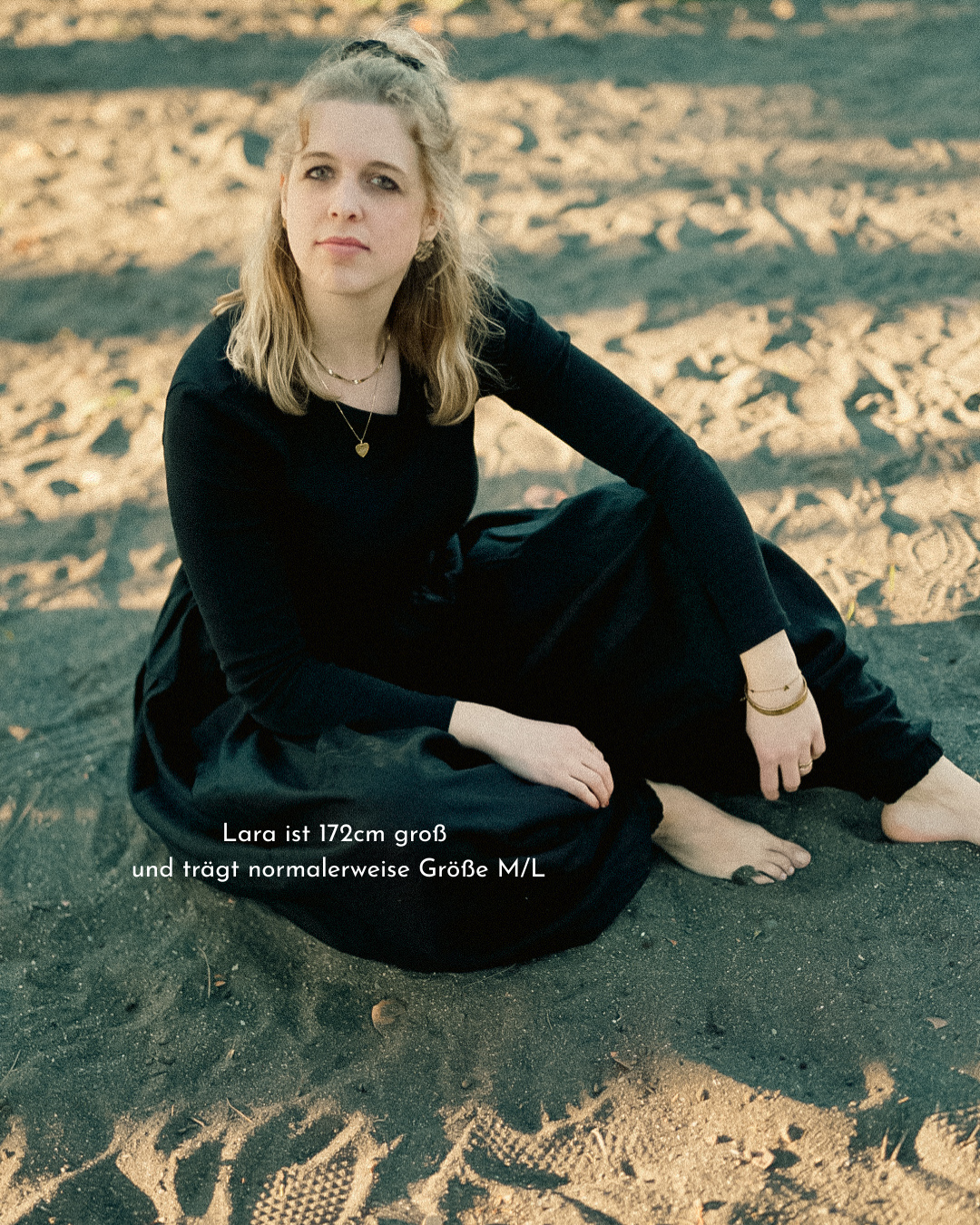 Linnen en katoenen harembroek "Tiri" (Volcanic Sand)