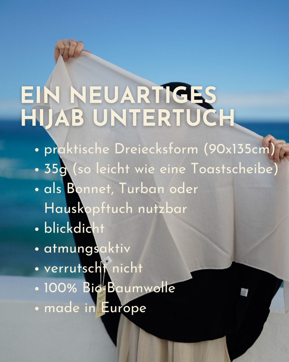 Set van 3 Bonny - 100% biologisch katoen - beige