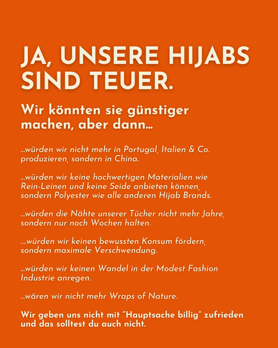 Jersey Hijab "Leena" - 100% linnen - Steen