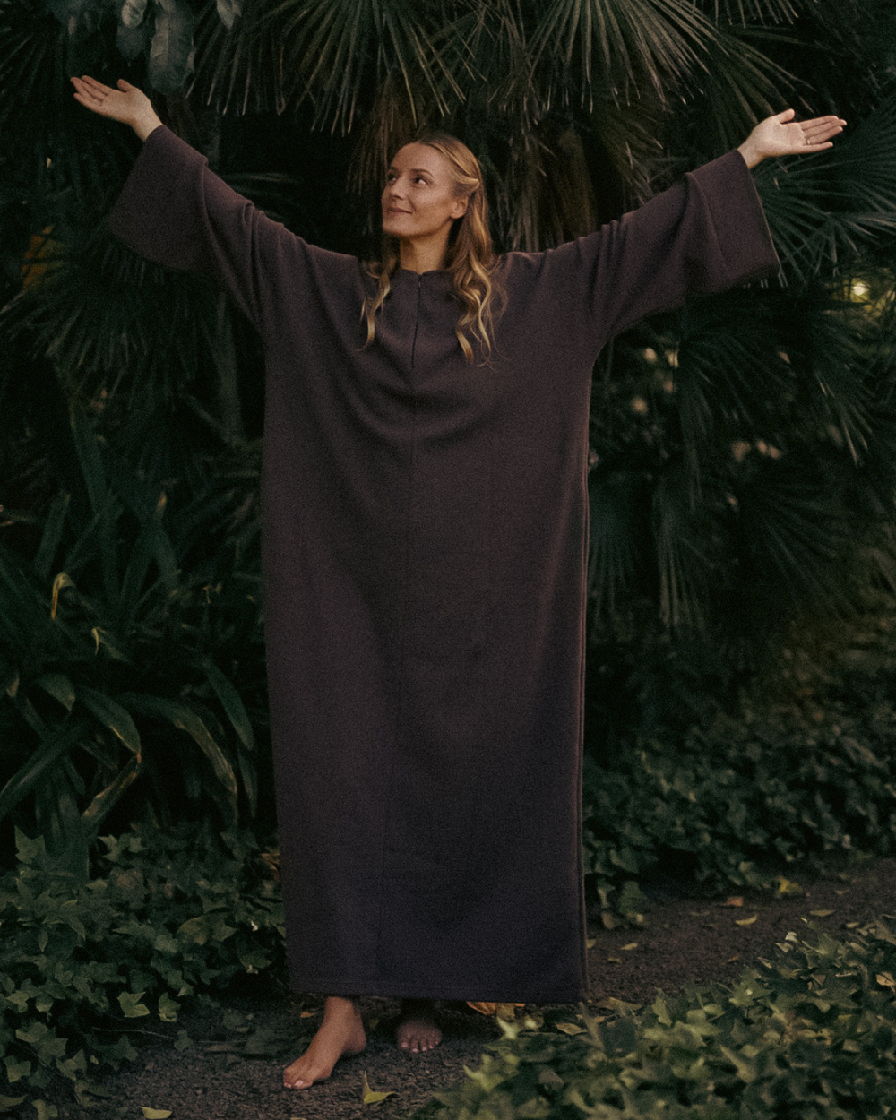 Voordelige set van 3 warme abaya "Laila" van biologisch katoen