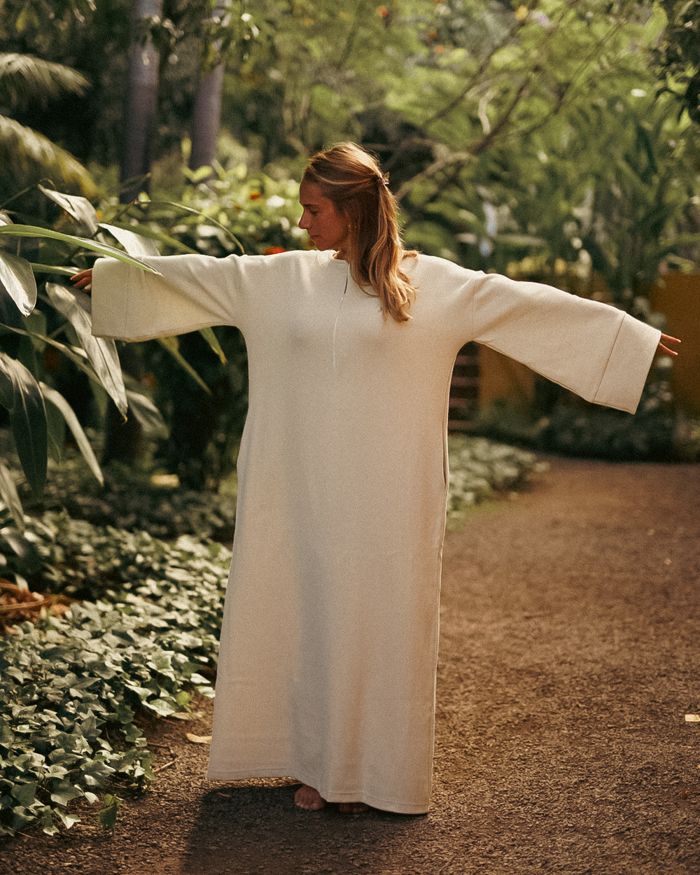 Voordelige set van 3 warme abaya "Laila" van biologisch katoen