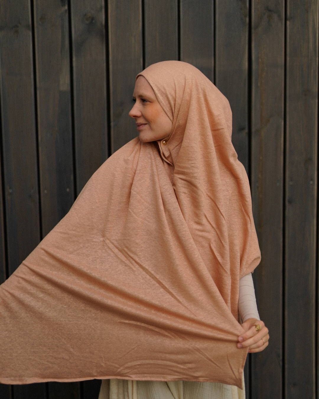 Jersey Hijab "Leena" - 100% linnen - Calima Rose