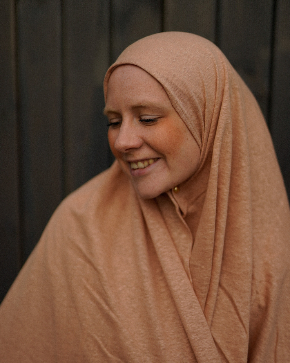 Jersey Hijab "Leena" - 100% linnen - Calima Rose