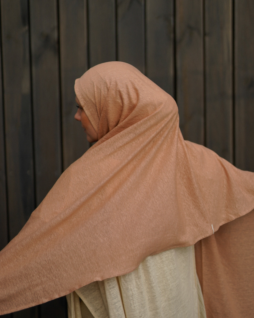 Jersey Hijab "Leena" - 100% linnen - Calima Rose