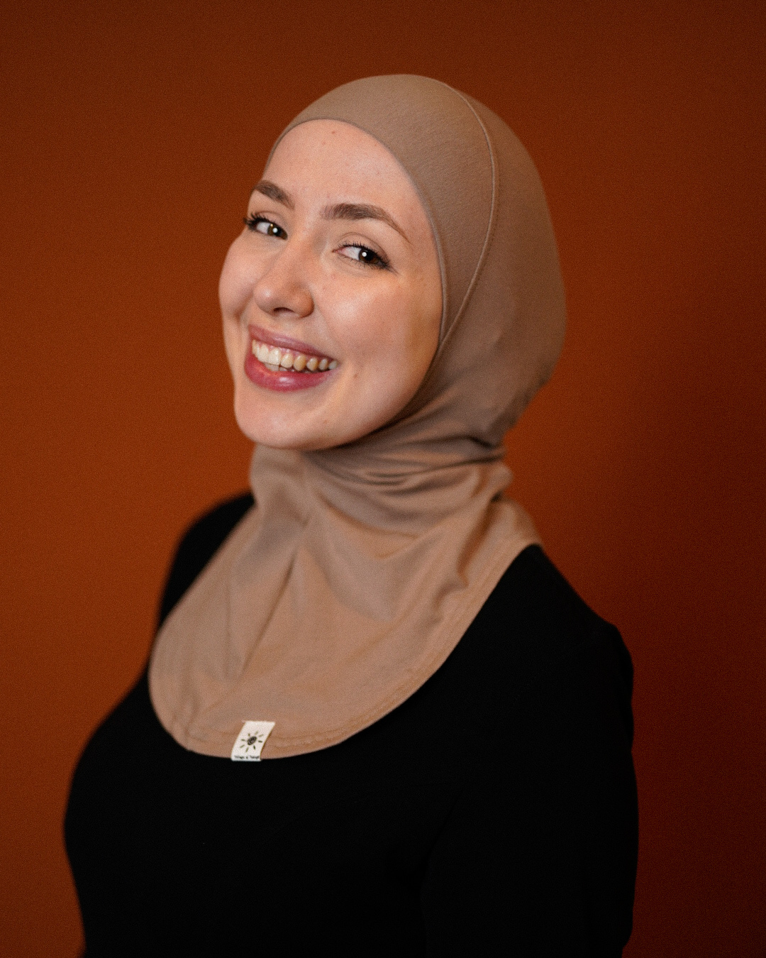 Ninja Bonnet - biologisch katoen - taupe