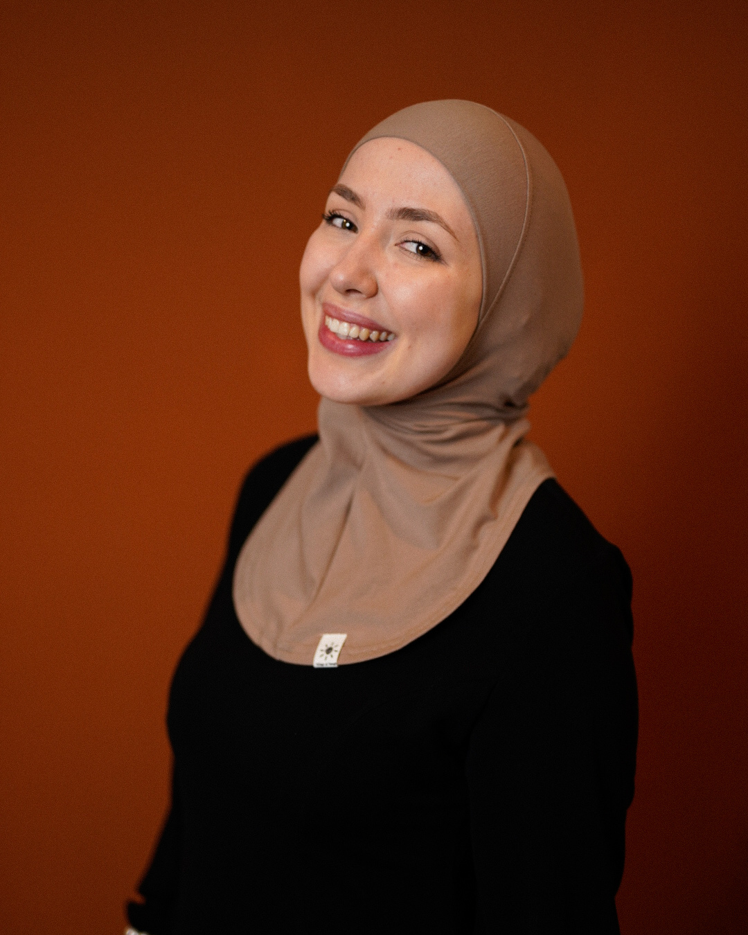 Ninja Bonnet - biologisch katoen - taupe