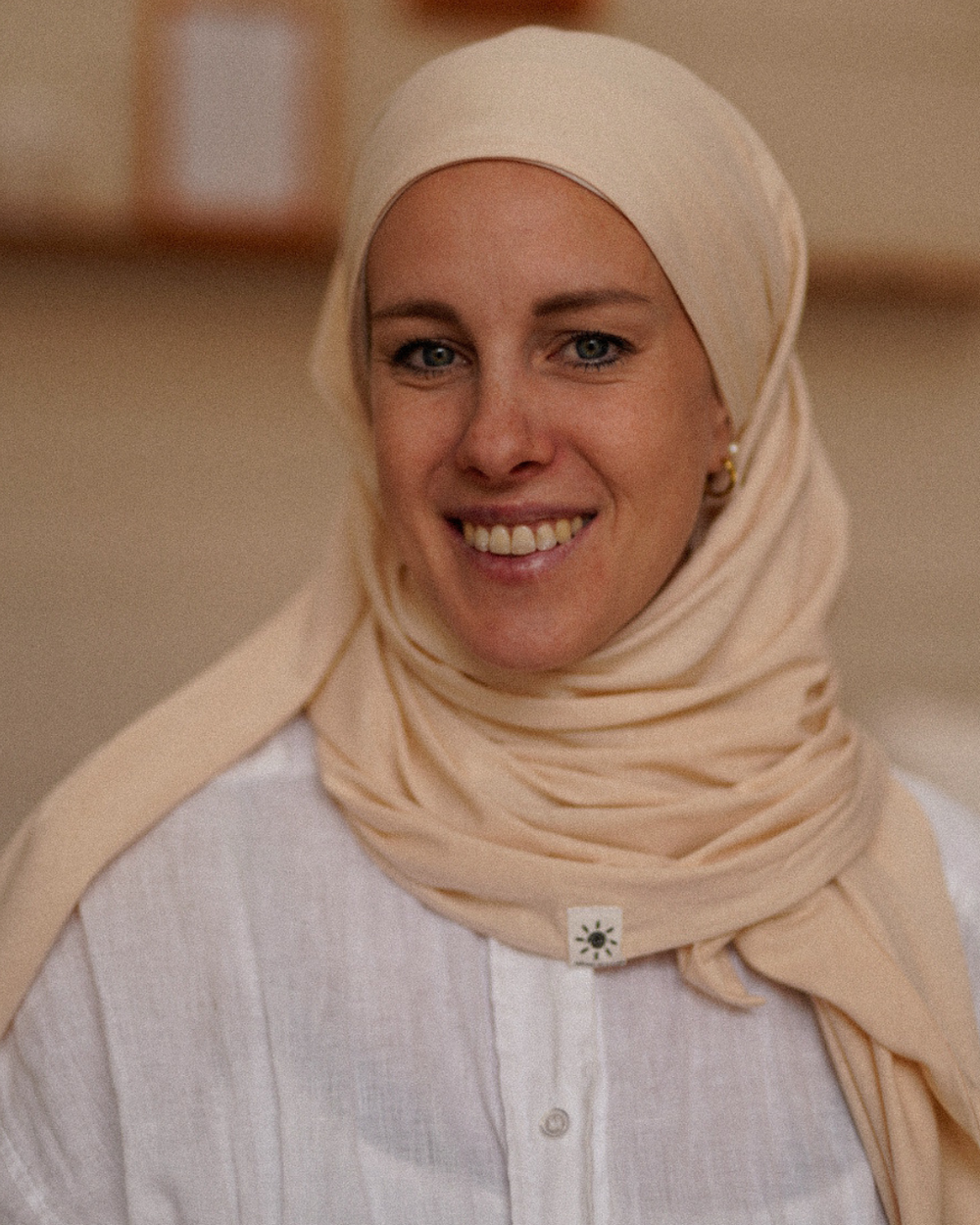 Lichtgewicht jersey hijab "Hava" gemaakt van 100% biologisch katoen - Pearl Blush