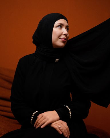 Gekreukte chiffon hijab 