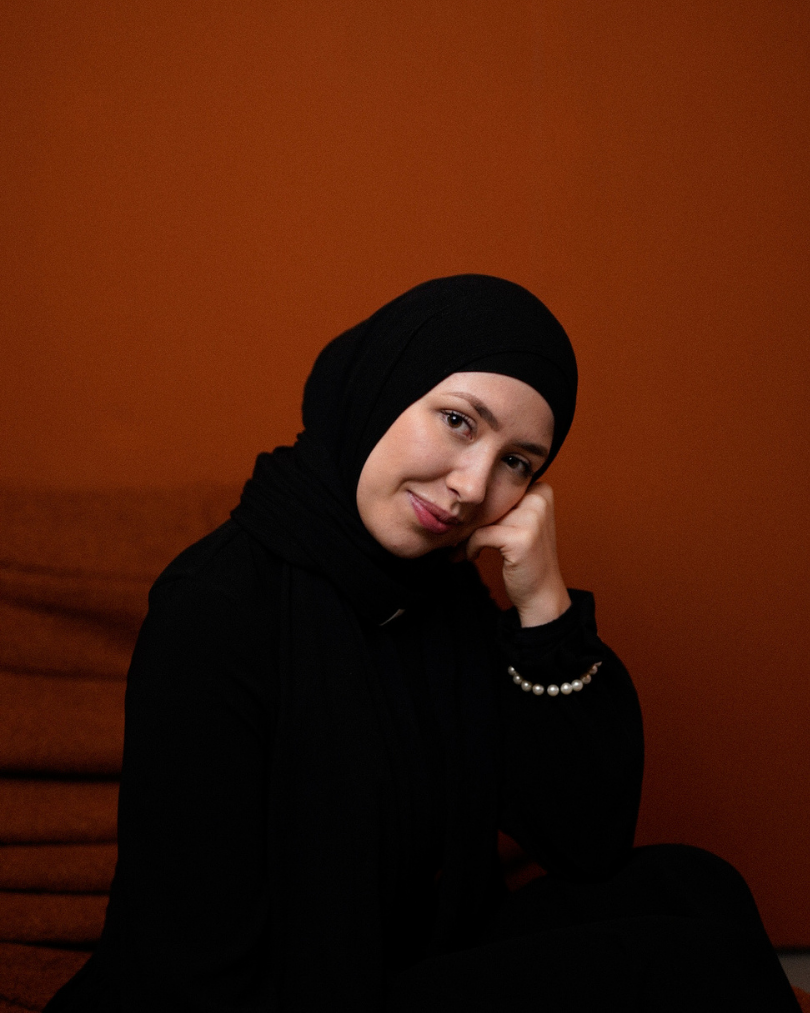 Crinkle Chiffon Hijab "Sandy" gemaakt van viscose en linnen (zwart)