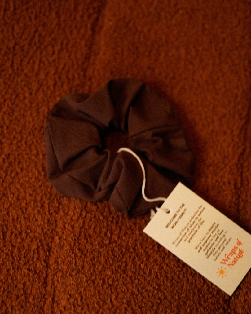 Natuur Scrunchie Mocca