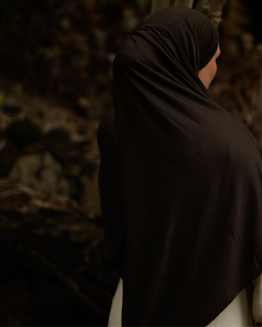 Merinowollen hijab "Merina" (Wildwood)