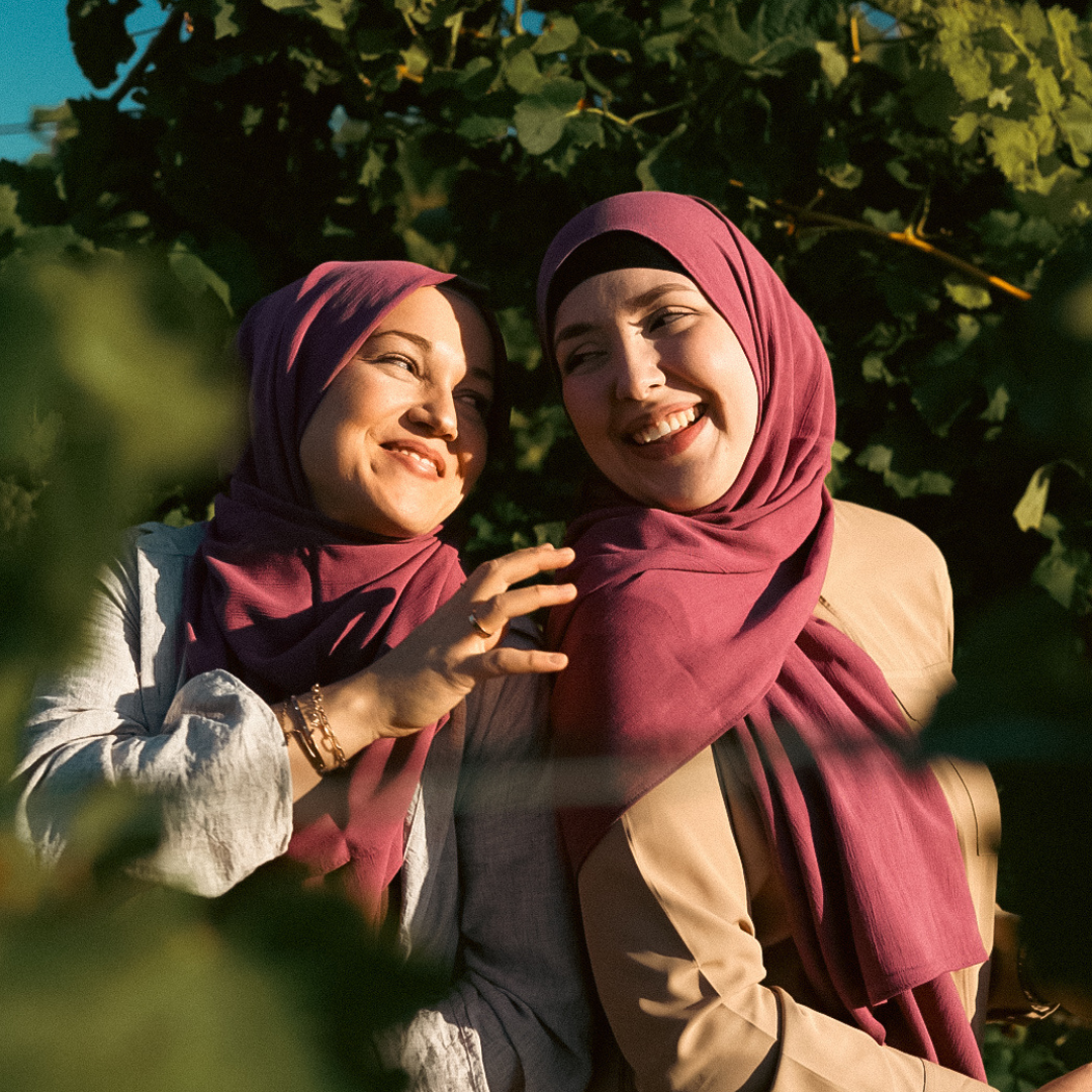 Crinkle Chiffon Hijab "Sandy" gemaakt van viscose en linnen (Wildberry)